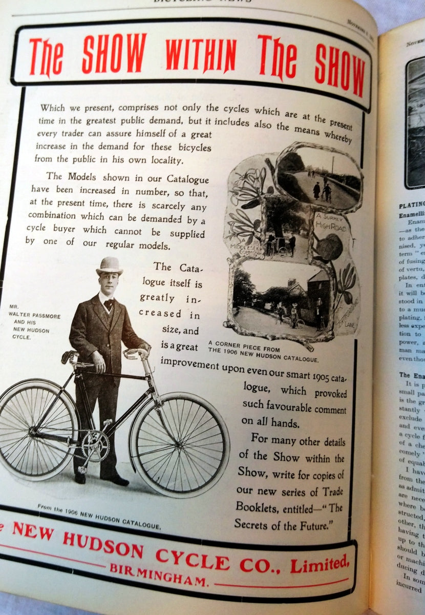 Bicycling News and Motor Review 1905. 2 Volumes. Ultra Rare. (ref b216)