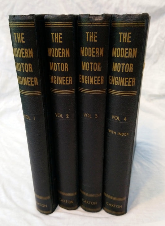 The Modern Motor Engineer 1948. 4 Volumes. Rare. (ref b218)