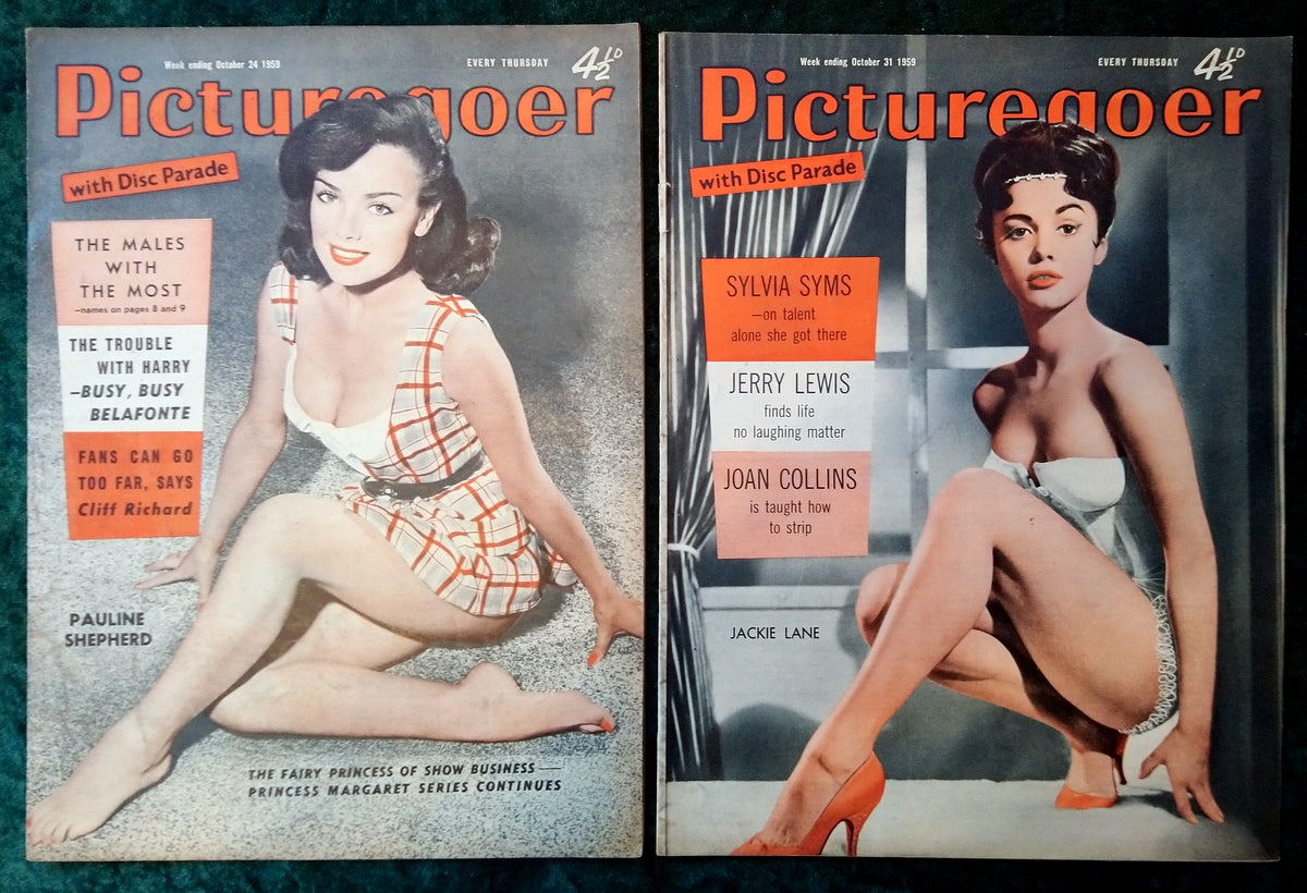 Picturegoer Magazine. Collection of 10 From 1959. (M514)