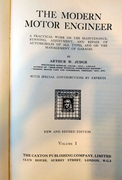 The Modern Motor Engineer 1948. 4 Volumes. Rare. (ref b218)