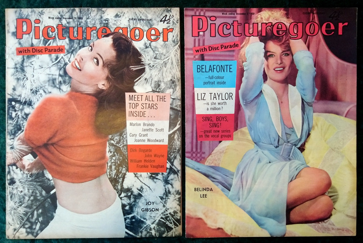Picturegoer Magazine. Collection of 10 From 1959. (M514)