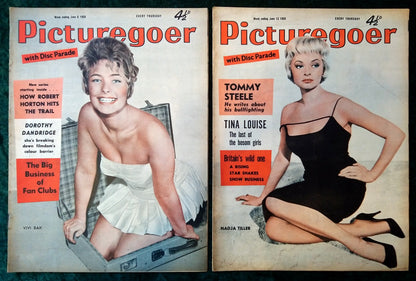 Picturegoer Magazine. Collection of 10 From 1959. (M515)