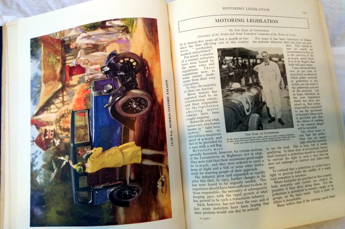 Cars & Motor Cycles 1928. 3 Volumes. Rare. (ref b217)