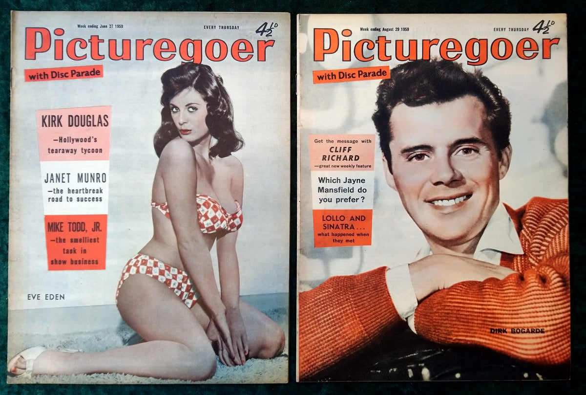 Picturegoer Magazine. Collection of 10 From 1959. (M515)