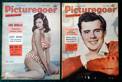 Picturegoer Magazine. Collection of 10 From 1959. (M515)