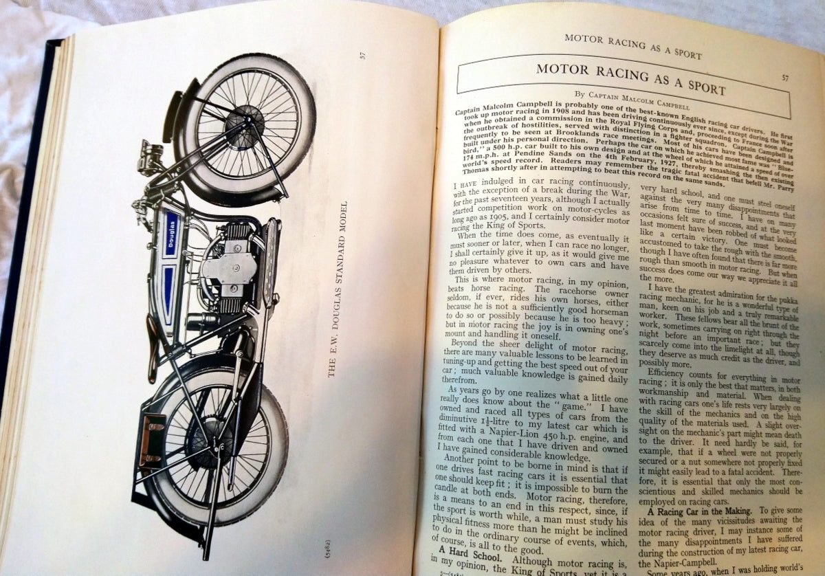 Cars & Motor Cycles 1928. 3 Volumes. Rare. (ref b217)
