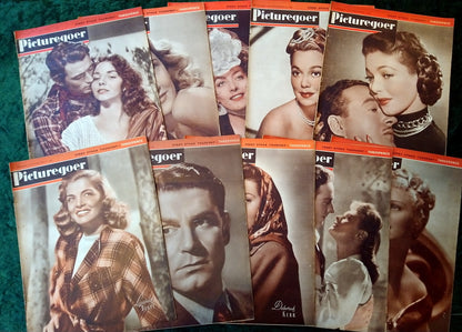 Picturegoer Magazine. Collection of 10 From 1946. (M516)