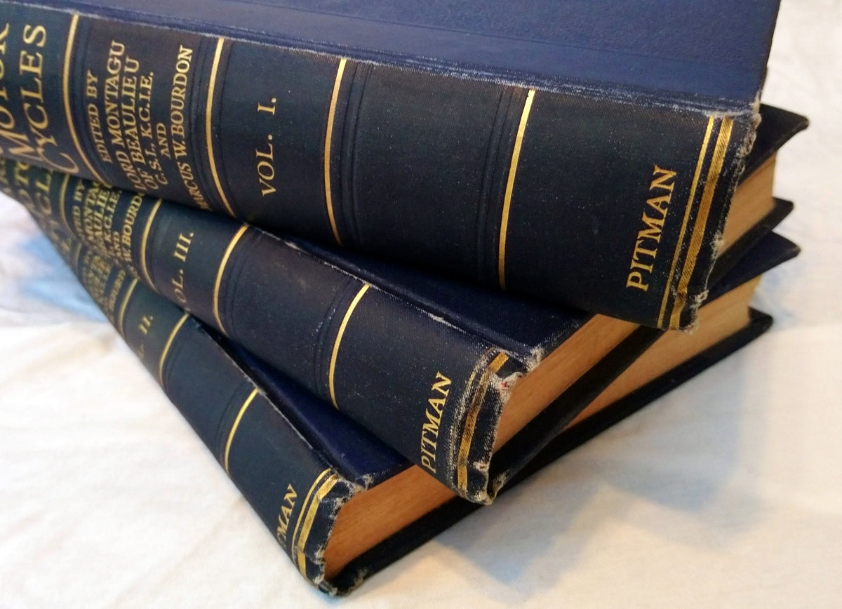 Cars & Motor Cycles 1928. 3 Volumes. Rare. (ref b217)