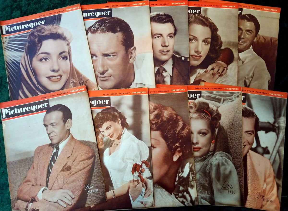 Picturegoer Magazine. Collection of 10 From 1946. (M517)