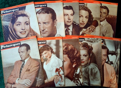 Picturegoer Magazine. Collection of 10 From 1946. (M517)