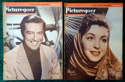 Picturegoer Magazine. Collection of 10 From 1946. (M517)