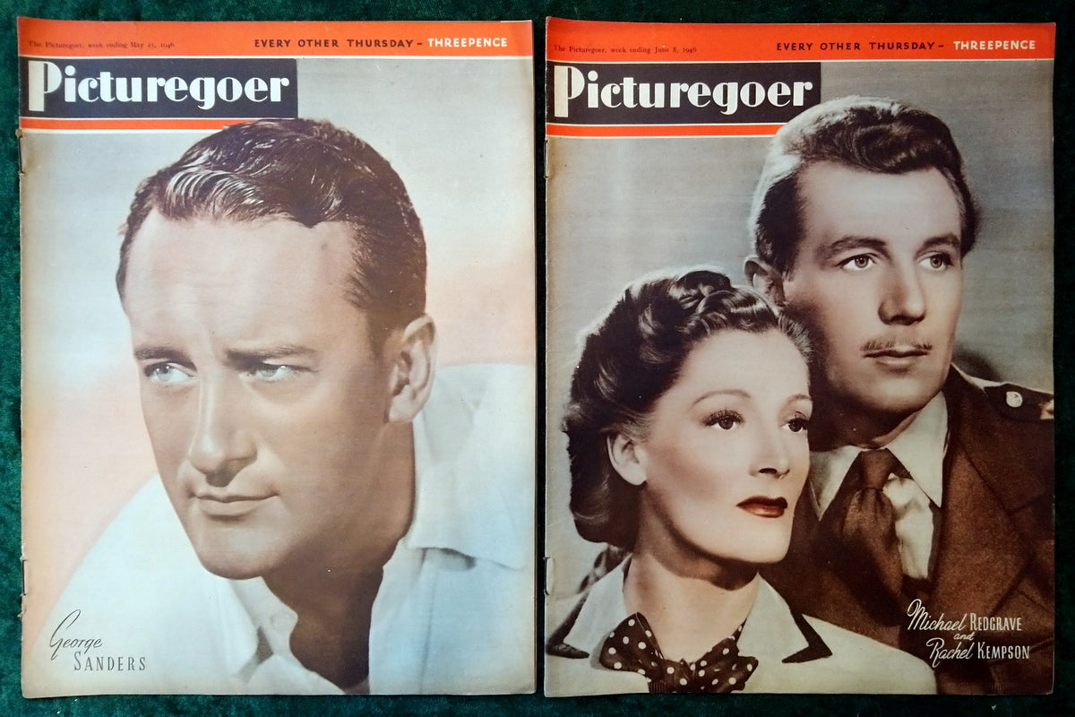 Picturegoer Magazine. Collection of 10 From 1946. (M517)