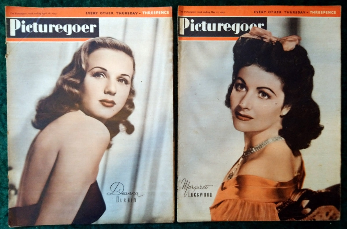 Picturegoer Magazine. Collection of 9 From 1945. (M518)