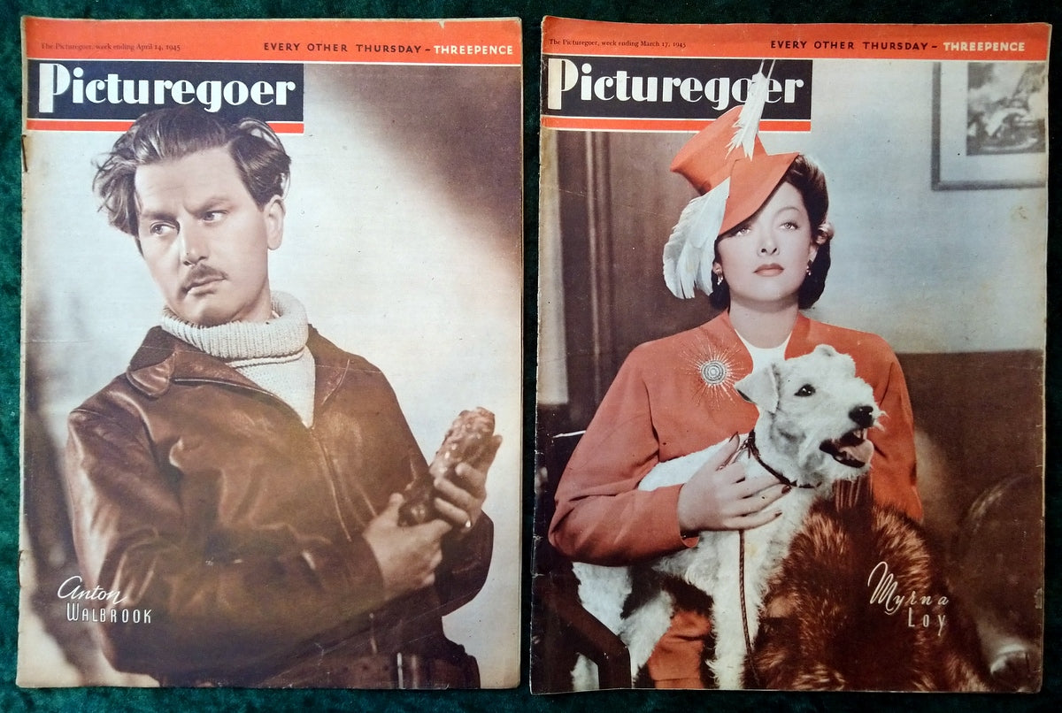 Picturegoer Magazine. Collection of 9 From 1945. (M518)