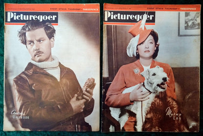 Picturegoer Magazine. Collection of 9 From 1945. (M518)