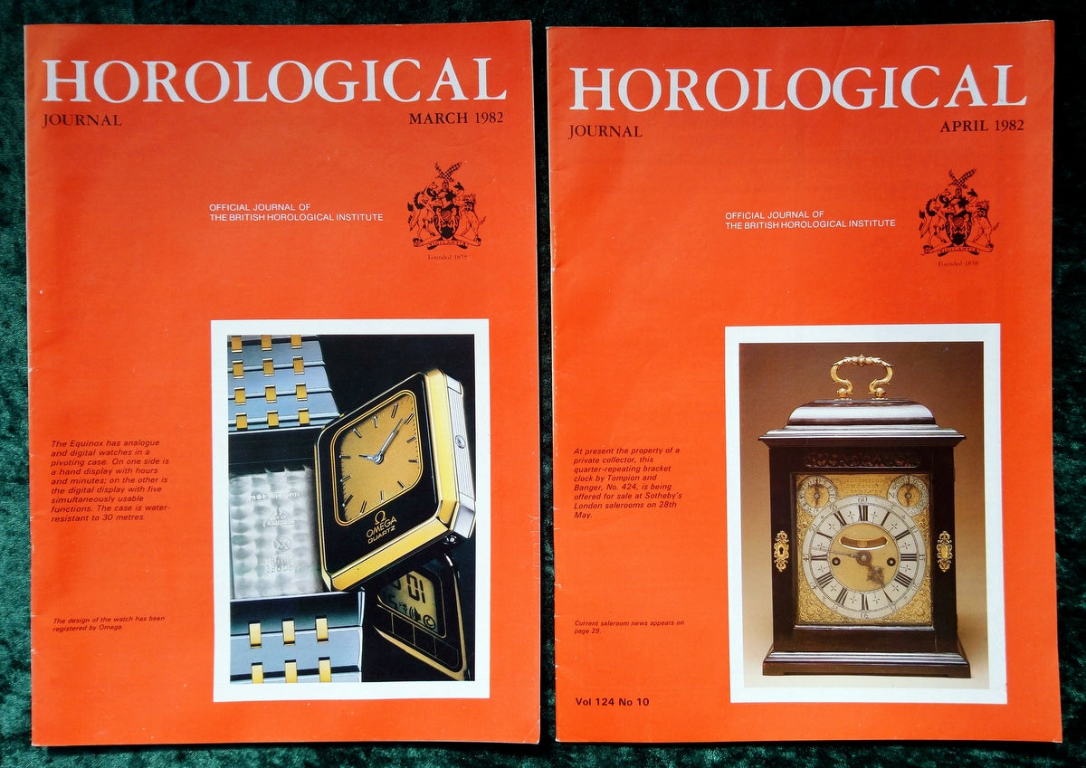 The Horological Journal. Full Year 1982. (MC125)