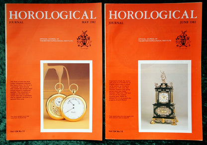 The Horological Journal. Full Year 1982. (MC125)
