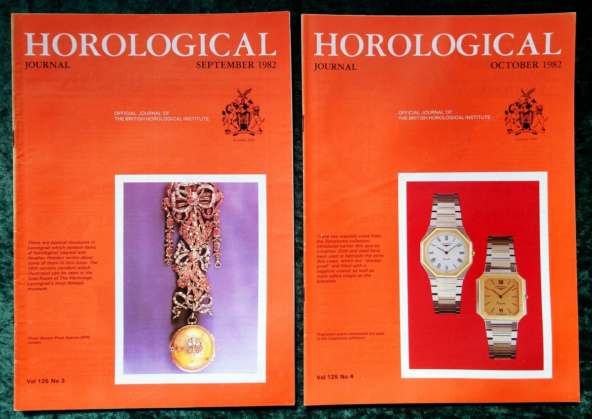 The Horological Journal. Full Year 1982. (MC125)