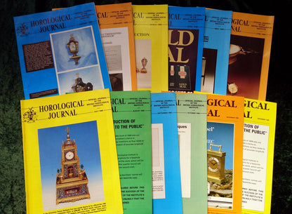 The Horological Journal. Full Year 1985. (MC124)