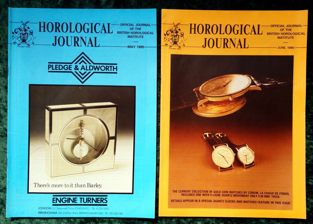 The Horological Journal. Full Year 1985. (MC124)