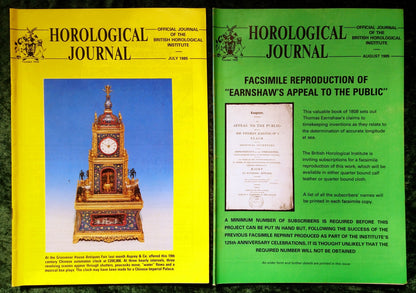 The Horological Journal. Full Year 1985. (MC124)