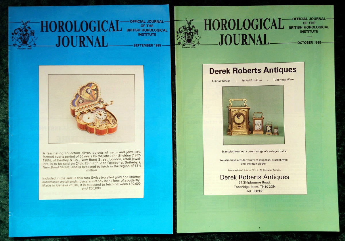 The Horological Journal. Full Year 1985. (MC124)