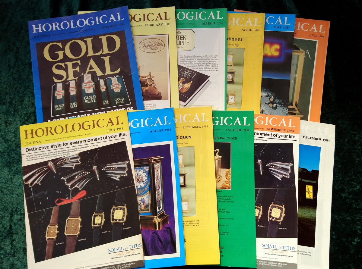 The Horological Journal. Full Year 1984. (MC123)