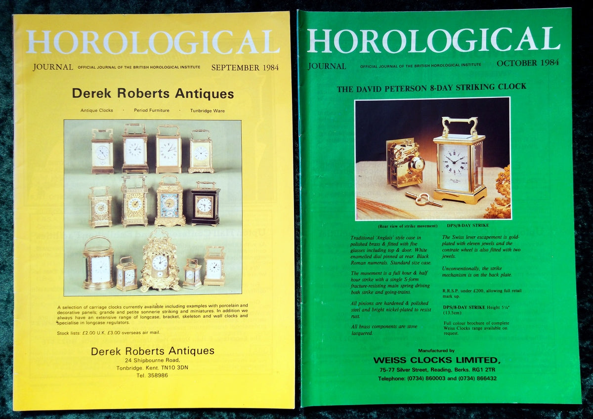 The Horological Journal. Full Year 1984. (MC123)