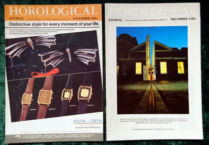 The Horological Journal. Full Year 1984. (MC123)