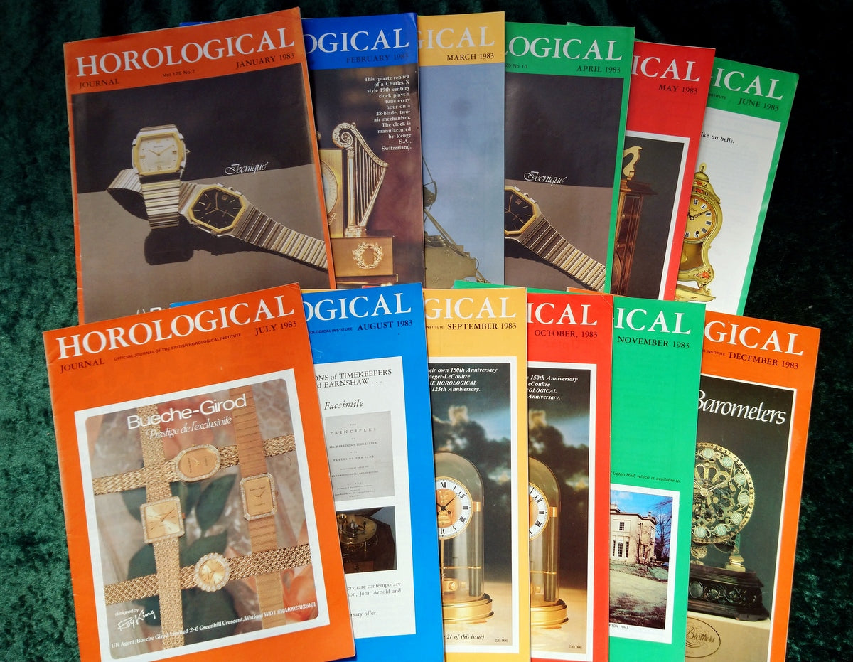 The Horological Journal. Full Year 1983. (MC122)
