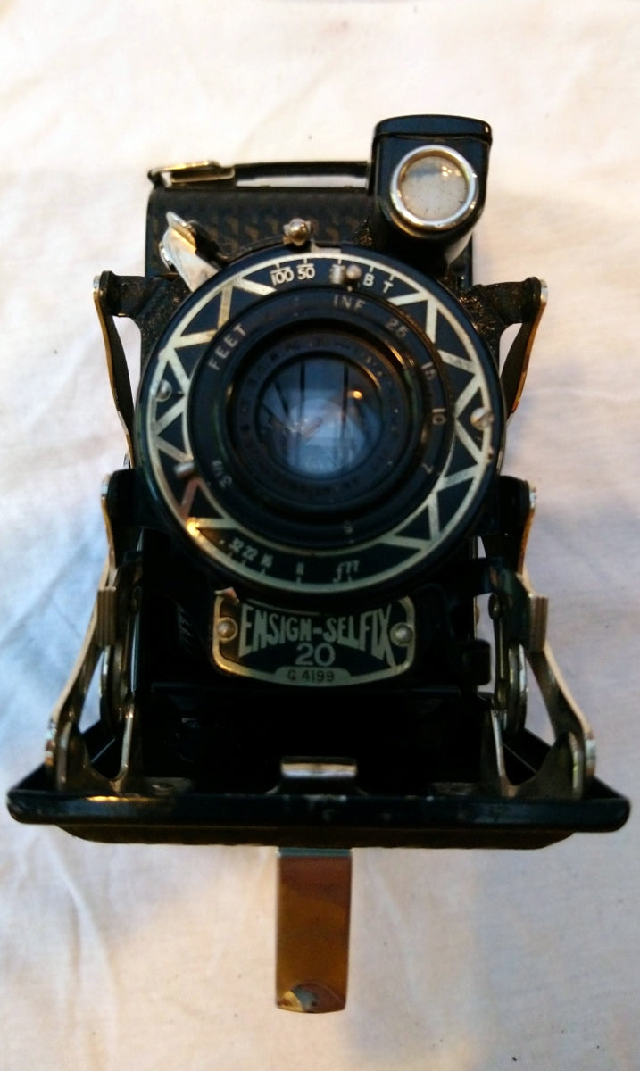 Ensign Selfix 20 Folding Camera 1930's (ref Nos161)