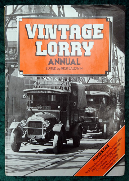 Vintage Lorry Annual by Nick Baldwin. Number 1 (ref b365)