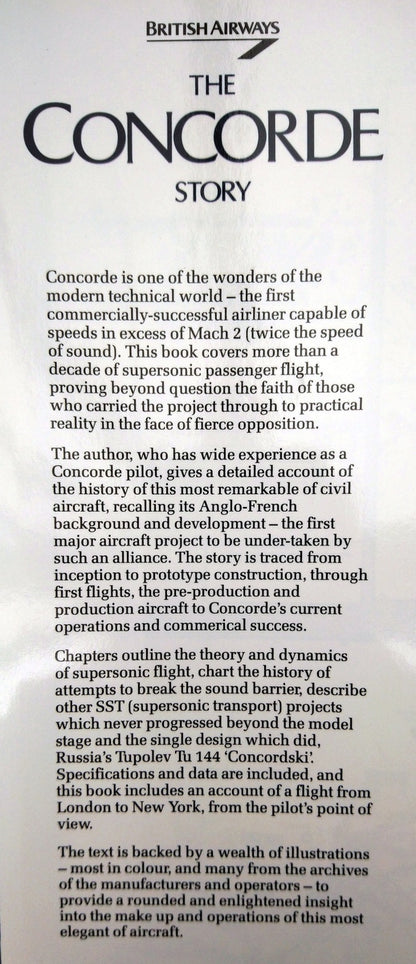 The Concorde Story by Christopher Orlebar. (ref b335)