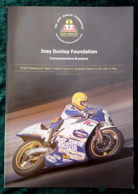 Joey Dunlop Foundation Commemorative Brochure 2010 (M253)