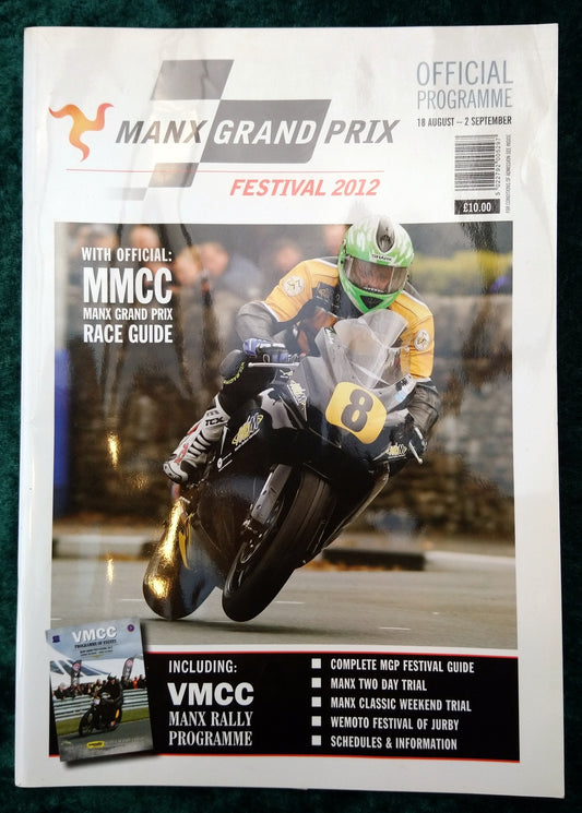 Manx Grand Prix 2012 Official Programme. (M261)