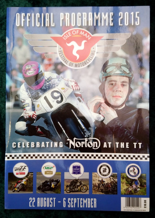 Isle of Man TT 2015 Official Programme. (M271)