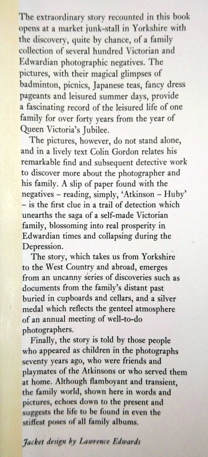 A Richer Dust. Echoes from an Edwardian Album (ref b368)