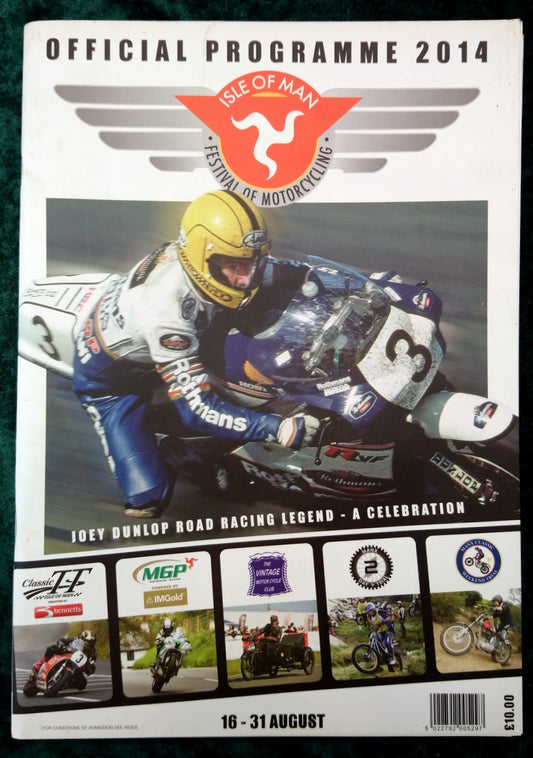 Isle of Man TT 2014 Official Programme. (M272)