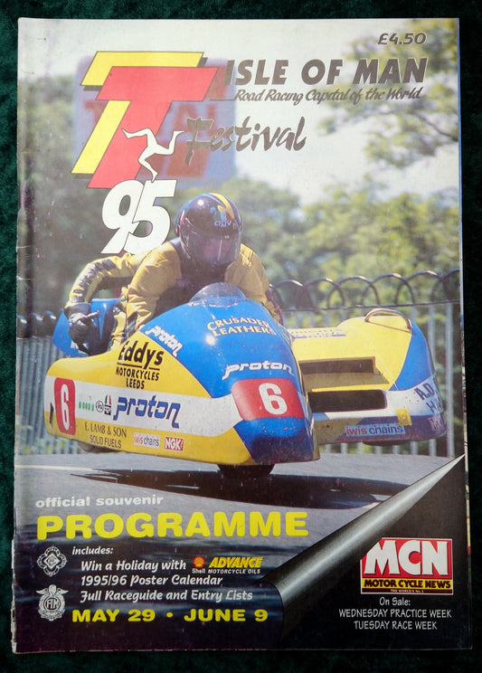 Isle of Man TT 1995 Official Programme. (M280)