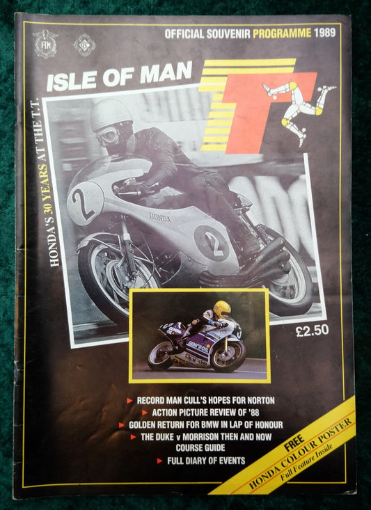Isle of Man TT 1989 Official Programme. (M281)