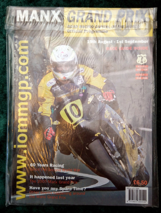 Manx Grand Prix 2006 Official Programme. (M276)