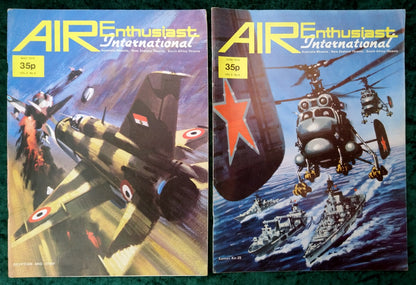 Air International Magazine. Lot of 8 from 1974/75. (MC131)