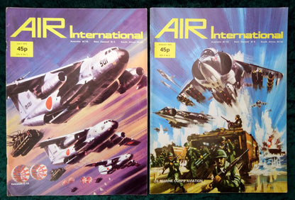 Air International Magazine. Lot of 8 from 1975/76/78. (MC132)