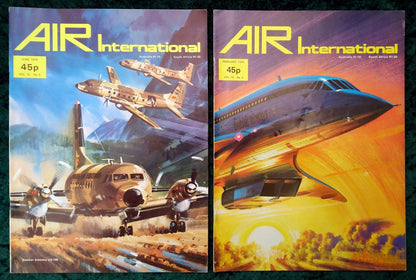 Air International Magazine. Lot of 8 from 1975/76/78. (MC132)