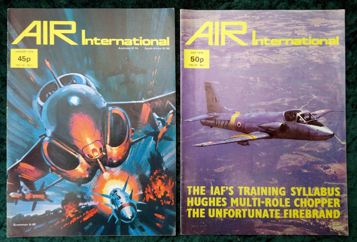 Air International Magazine. Lot of 8 from 1975/76/78. (MC132)