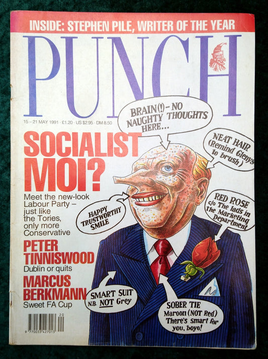 Punch Magazine. Neil Kinnock, Socialist MOI?. May 1991. (M292)