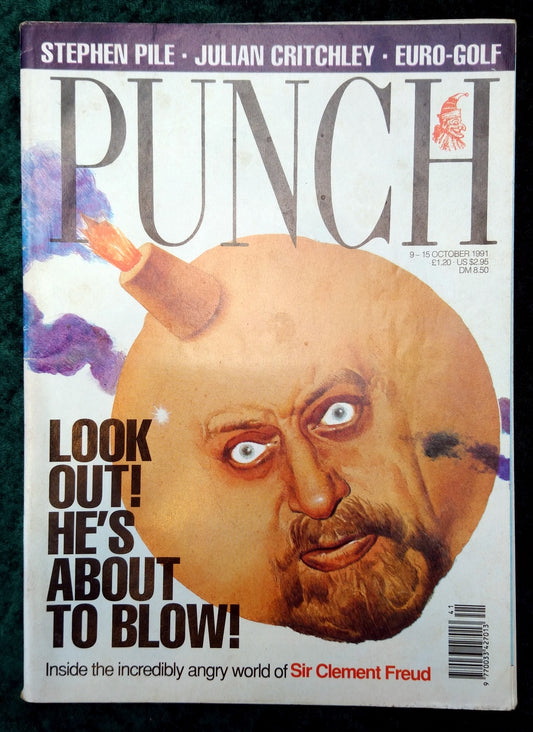 Punch Magazine. Clement Freud. Oct 1991. (M295)