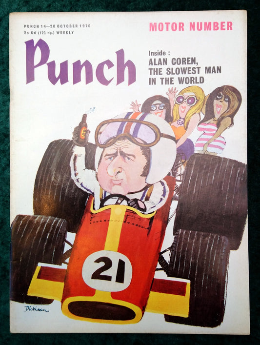 Punch Magazine. Motor Number Oct 14th-20th 1970. (M297)