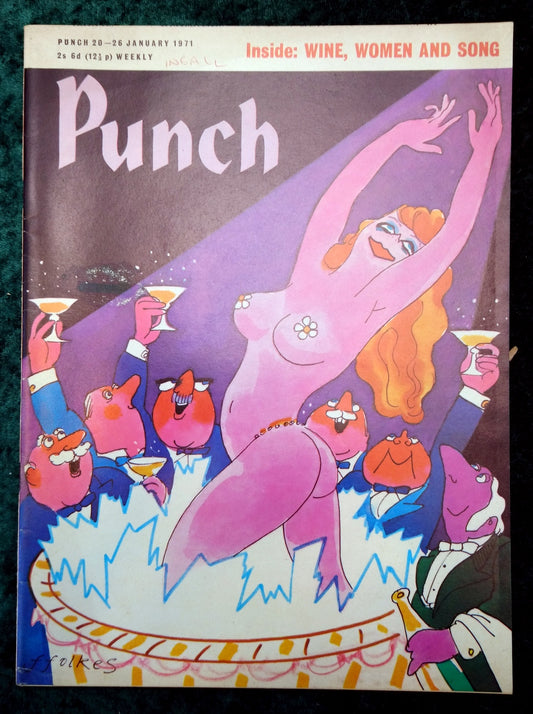 Punch Magazine. Wine, Women and Song. Jan 20th-26th 1971. (M299)