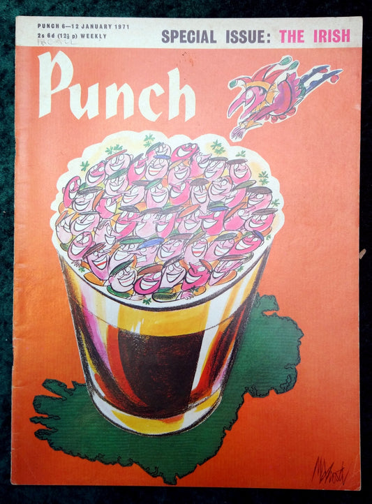 Punch Magazine. Special Issue, The Irish. Jan 6th-12th 1971. (M300)